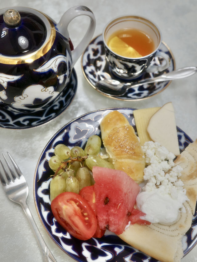 📍 Shaherezada Boutique Hotel朝ごはん/ウズベキスタン