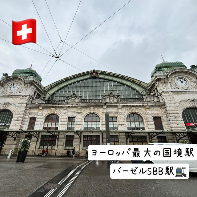 🇨🇭 【スイス】ヨーロッパ最大の国境駅🚉バーゼルSBB駅！