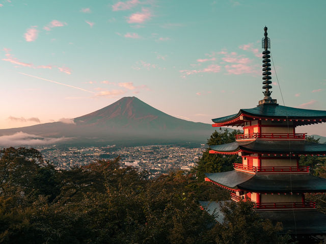 Getting the most famous photo in Japan🗻