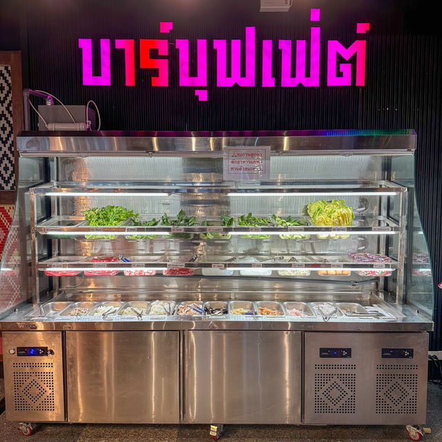 แซ่บอีหลี🔥บุฟเฟต์ อีสาน ฮ้อน ปิ่นเกล้า