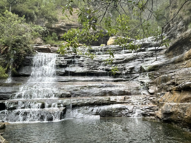 Hidden waterfalls of blue mountains