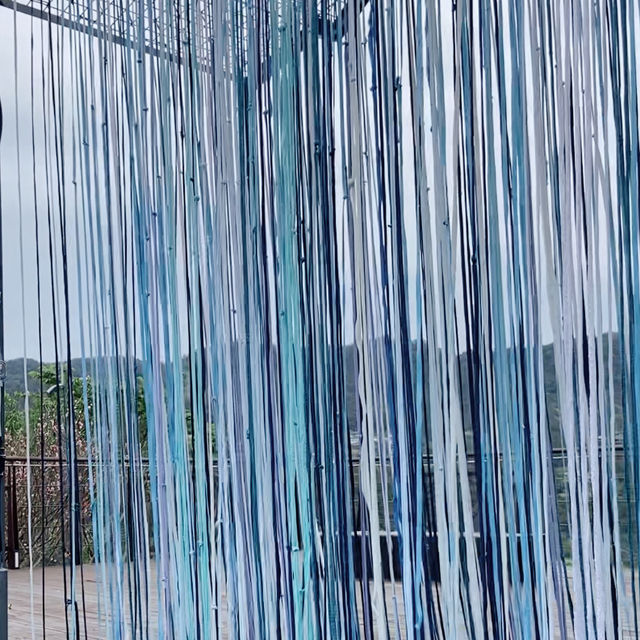台北｜綠光平台旁盛開的粉色櫻花