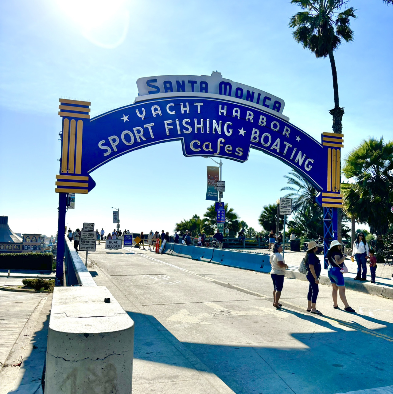 🇺🇸【ロサンゼルス】サンタモニカのゲート(^^)！観光スポット