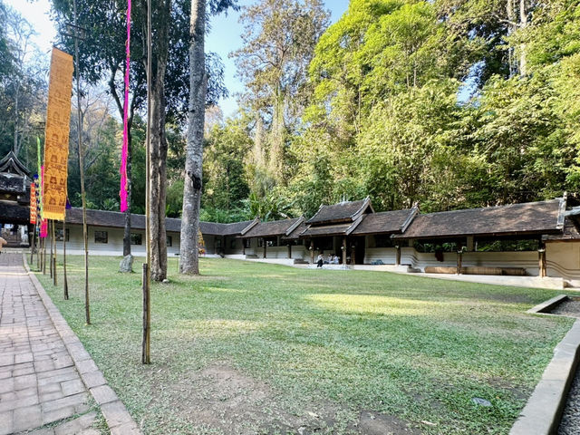 Unique temple in the wood 