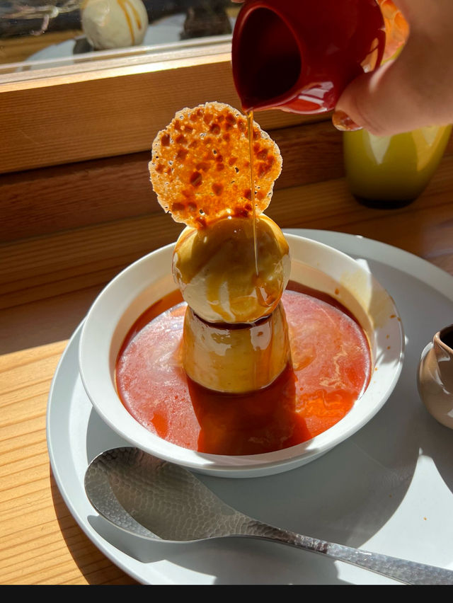 五感で楽しむコーヒー店の3段プリン🍮