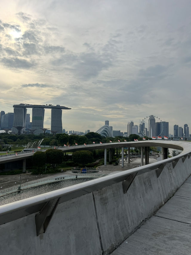 Marina Barrage ☁️ สวนลอยฟ้า บรรยากาศดีมาก