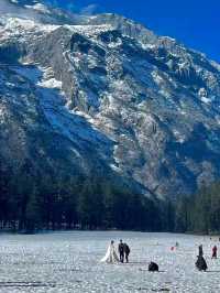 Yunshanping: A Fairy-Tale Landscape Beneath Snow-Capped Peaks