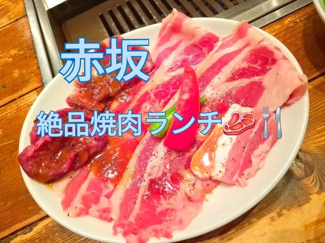 【赤坂】絶品焼肉ランチ🥩🍴