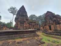 Banteay Srei Temple, a unique temple of amazing delicate carving temple