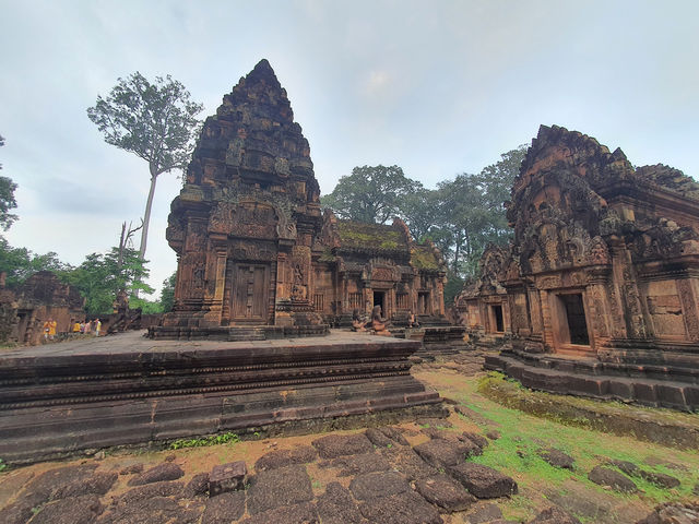 Banteay Srei Temple, a unique temple of amazing delicate carving temple