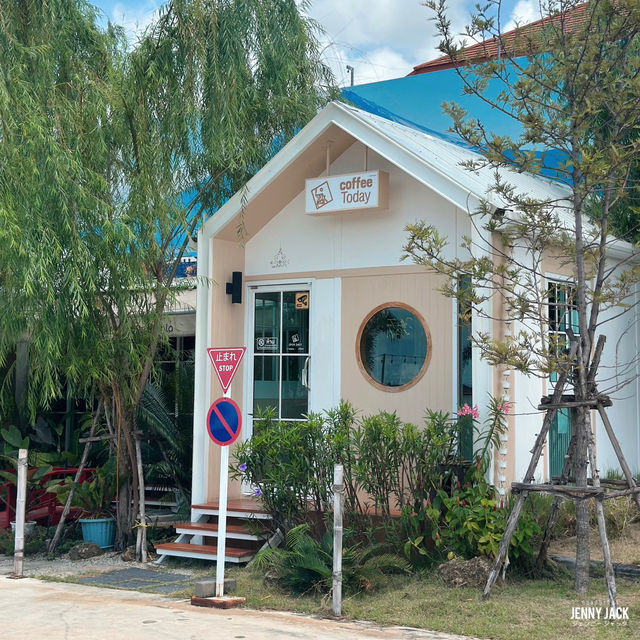 🍊🥤#ต้นส้มระยอง ร้านคาเฟ่บ้านฉาง สุดน่ารัก