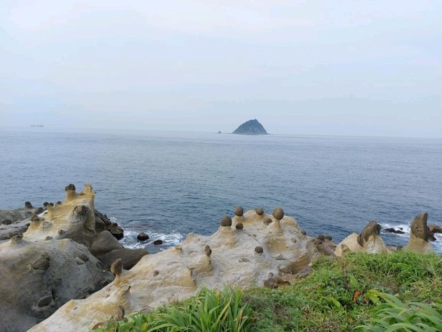 Beautiful view at Heping Island Geopark, Keelung, Taiwan