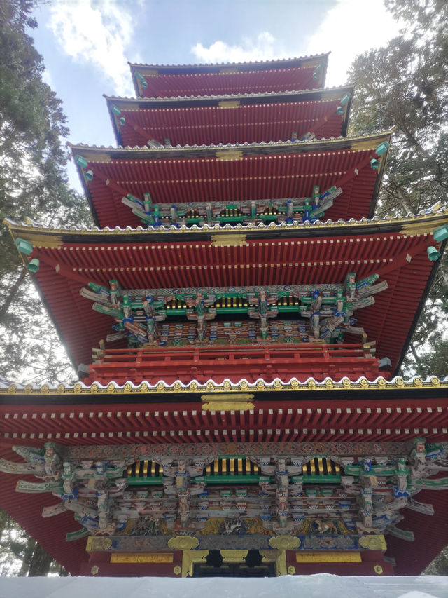 お正月の日光東照宮