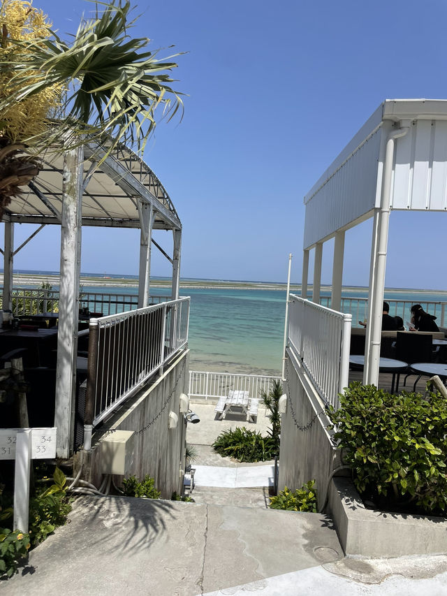 沖繩小希臘島🛼瀨長島Umikaji Terrace🏝️放空足湯🩱