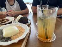 Cafe vibes with ocean views at Yard & Co, Desaru