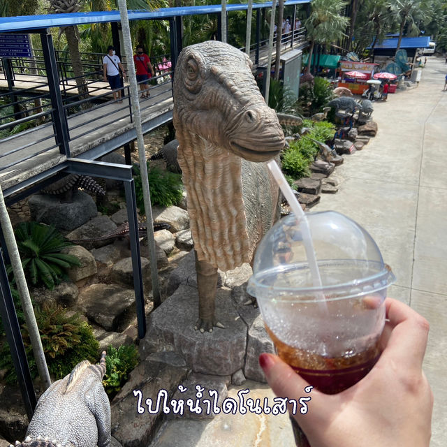 พาเดินเล่นสวนนงนุช ดูไดโนเสาร์ ชมนกแก้ว