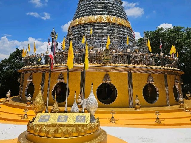 Explore the Mesmerizing Stainless Steel Pagoda in Hat Yai