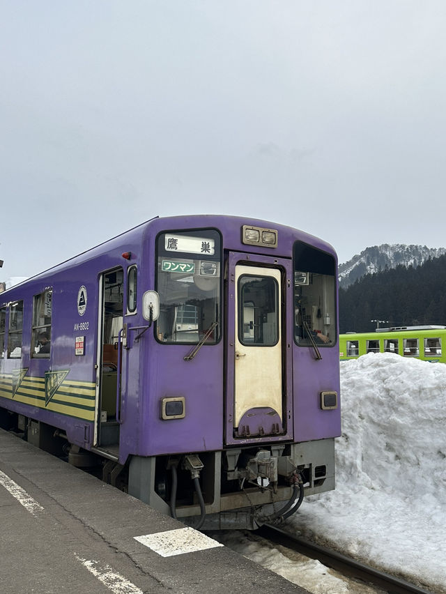 ❄️ 一個車窗望出去的冬日童話｜秋田內陸線  