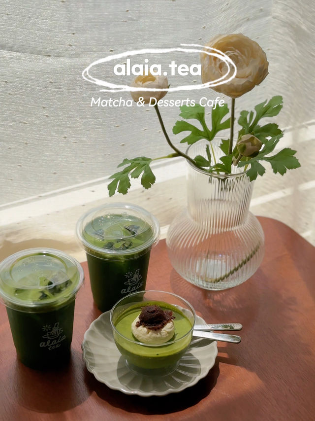 #คาเฟ่มัทฉะ alaia.tea 🍵🍃🇯🇵