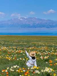 Sayram Lake is like a “jade gem in the sky of Northwest China”