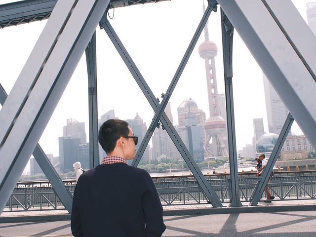 Waibaidu Bridge, Shanghai 🌉😎