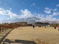 Autumn on the Pamir Plateau at the Golden Grassland