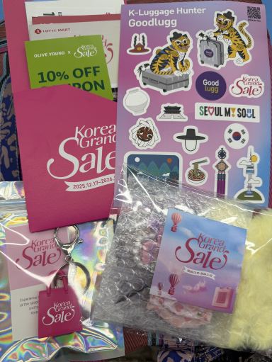 観光客へのスペシャルイベント Korea Grand Saleのウェルカムセンター