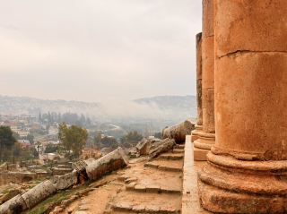 Jerash is the most well-preserved ancient Roman city.