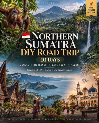 🚐 10-Day Northern Sumatra Road Trip: Rainforests, Waterfalls & Culture Vibes 🇮🇩