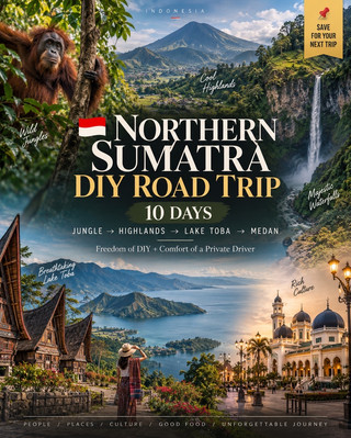 🚐 10-Day Northern Sumatra Road Trip: Rainforests, Waterfalls & Culture Vibes 🇮🇩