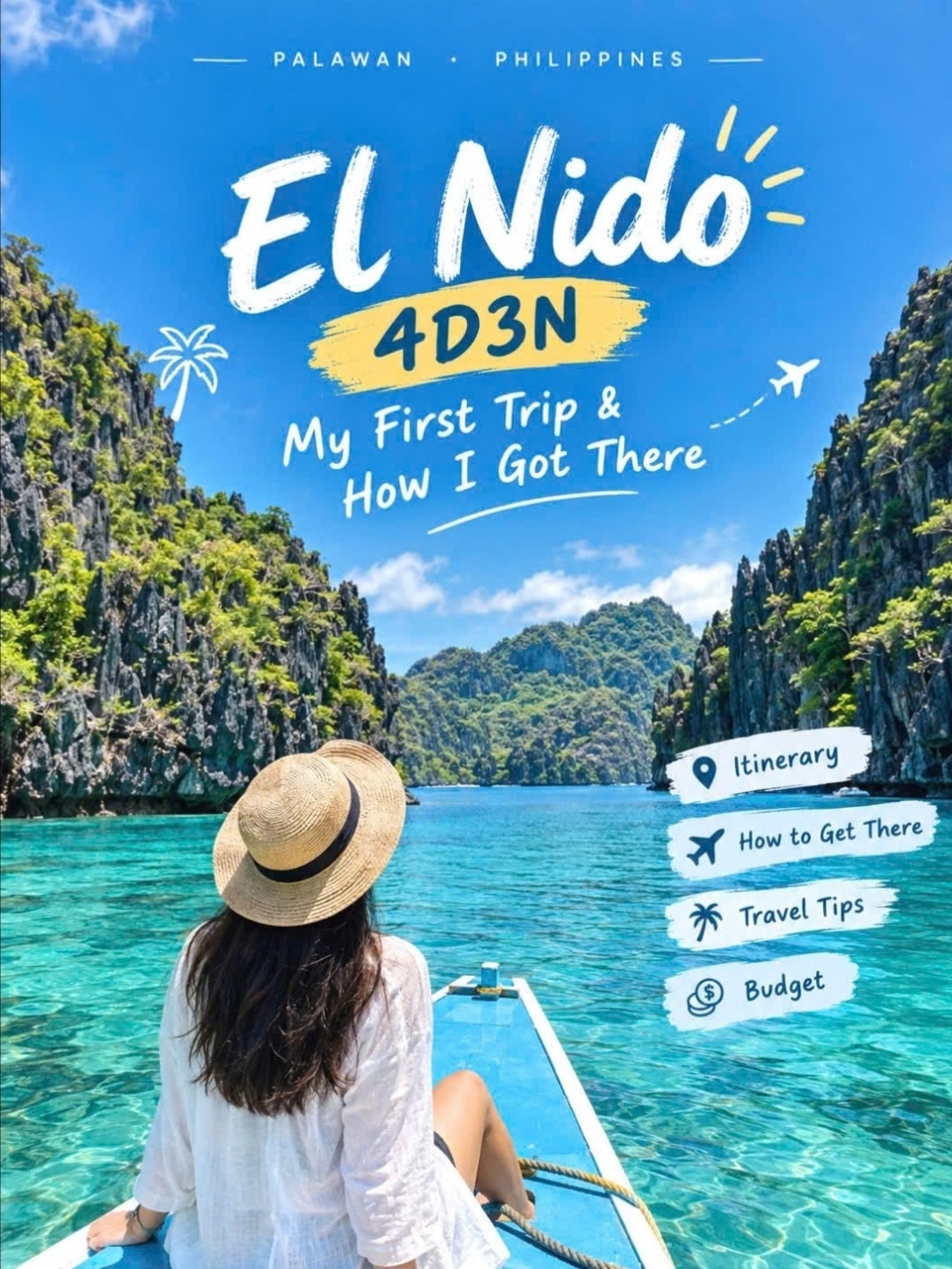 🇵🇭 El Nido 4D3N - My First Trip & How I Got There