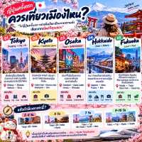 🇯🇵 ญี่ปุ่นครั้งแรก ควรเที่ยวเมืองไหน?