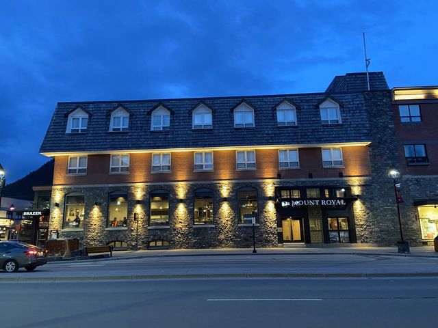 Banff Town at night