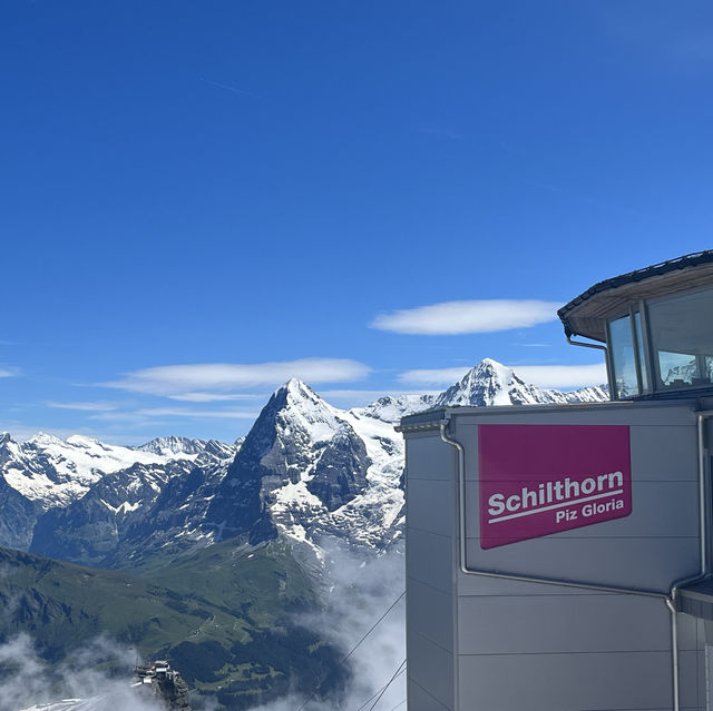 Scenic journey to Schilthorn, Switzerland 