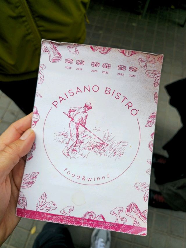 유럽여행 스페인 바르셀로나 맛집 Paisano Bistró