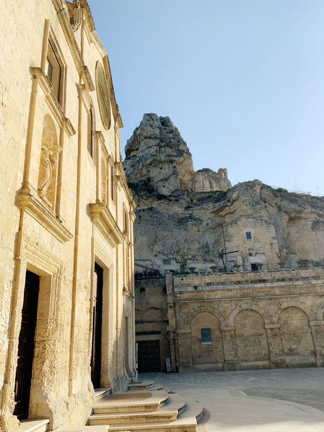 Chiesa di San Pietro Caveoso 옆에 위치한 이 뷰포인트