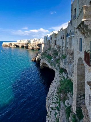 🌊 Where Cliffs Sing to the Sea – Polignano a Mare, Italy