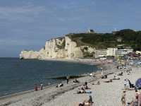 Charming coastal town in Normandy 