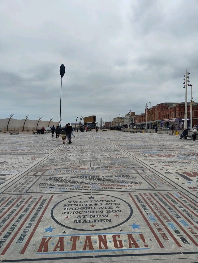 Letters Underfoot, Light Overhead: My Blackpool Promenade Moment