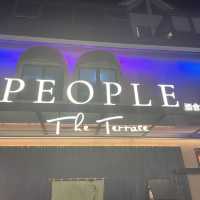 People the terrace 