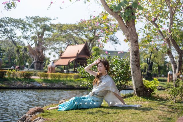 Thai Siamese ancient city Thai clothing shooting guide