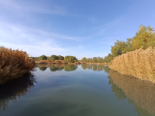遇見多彩的秋天，張掖國家濕地公園