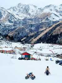 成都娃兒的冬日夢想：鷓鴣山，鵝毛大雪中的滑雪樂園