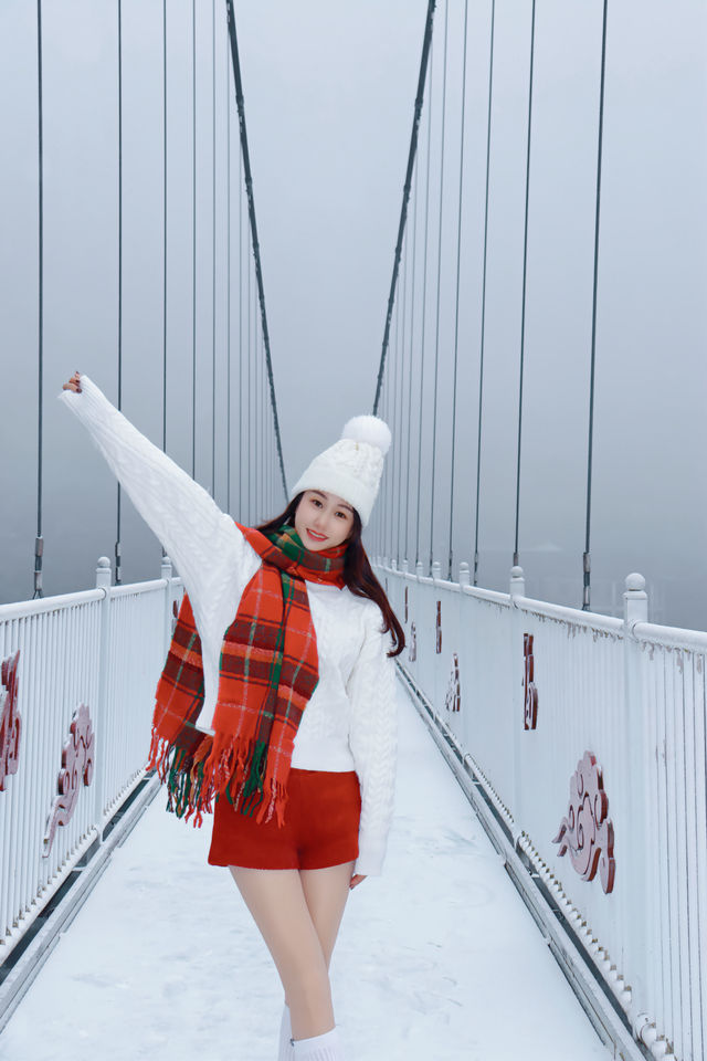 十幾年一遇的雪景！臘月玩轉韶關雲門山！