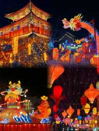 天津旅遊楊柳青古鎮國潮燈展真是遙遙領先