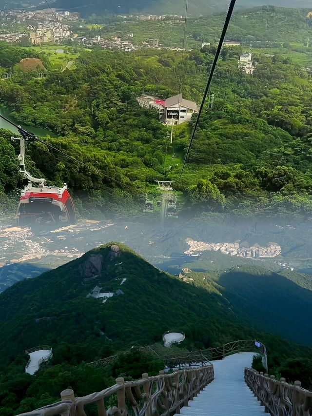 惠州羅浮山，簡直就是人間仙境啊！山上的風景美不勝收