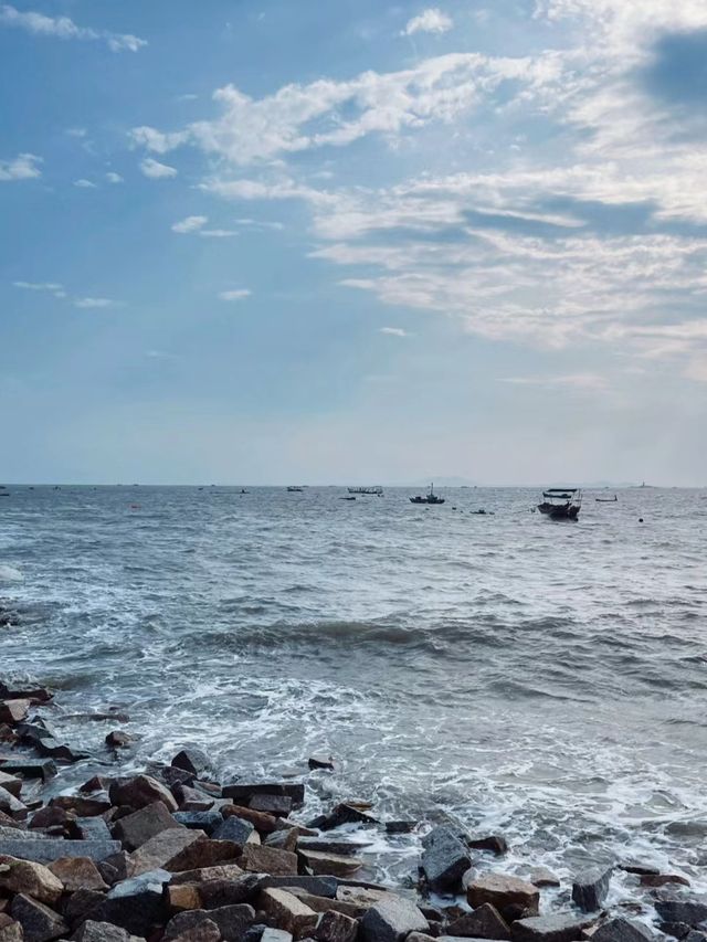 福建晋江触角沙滩—去這裡收藏海邊落日吧