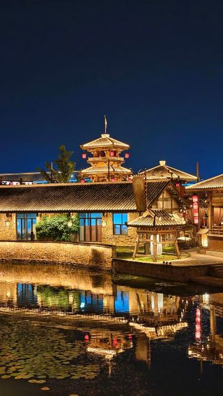 The night view of Mochou Village in Zhongxiang is so beautiful that you can enjoy it on a two-day trip