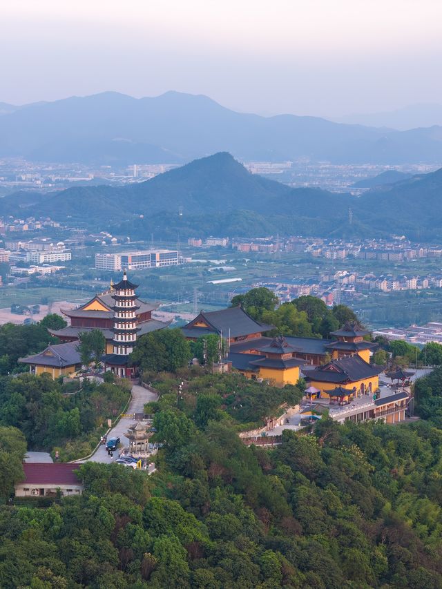 杭州湘湖徒步登山路線,視角絕美不輸西湖。