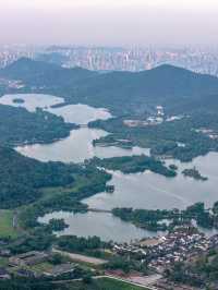 杭州湘湖徒步登山路線,視角絕美不輸西湖。